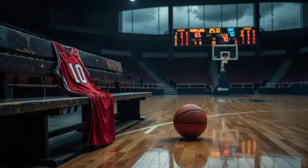Maryland coach Brenda Frese confronts guard Oluchi Okananwa during NCAA tournament loss to North Carolina