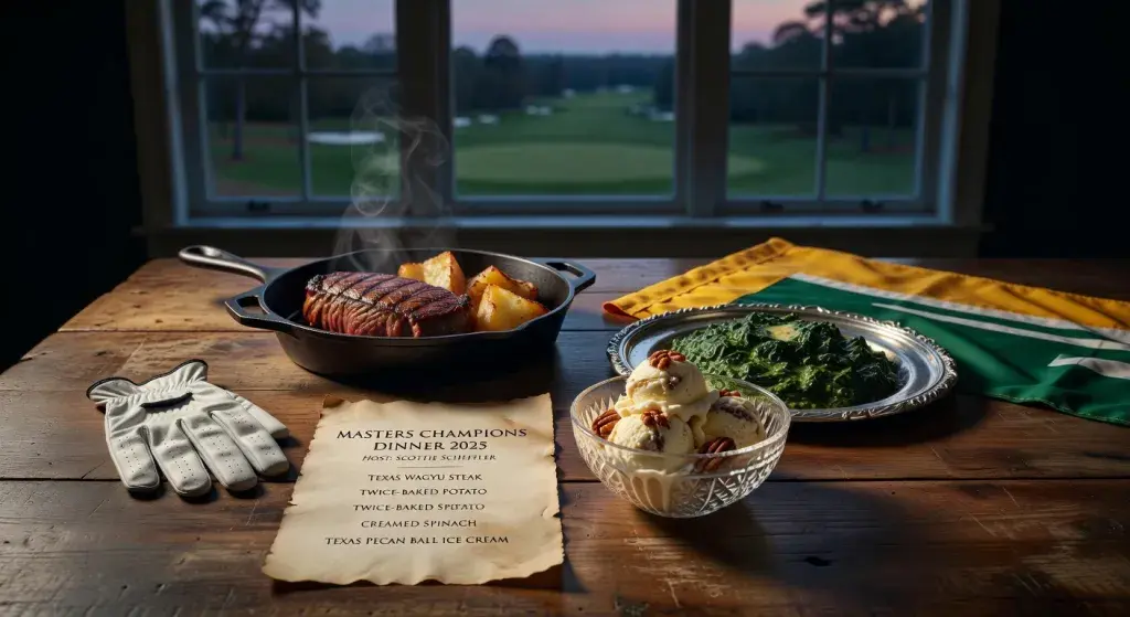 Scottie Scheffler unveils menu for 2025 Masters Champions Dinner