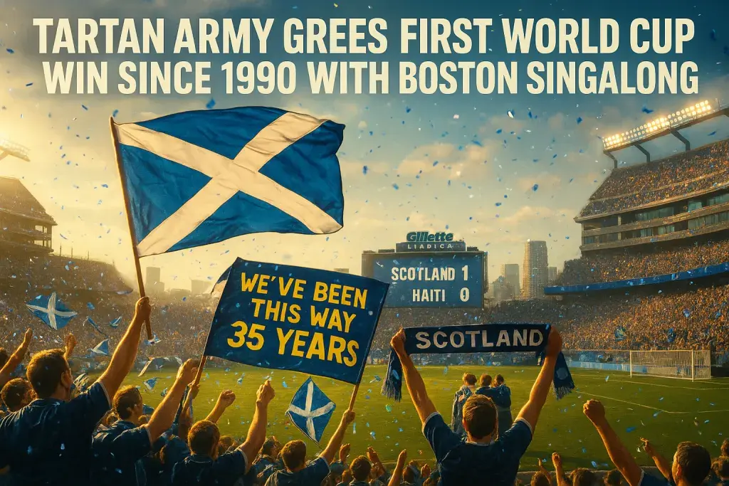 Tartan Army Greets First World Cup Win Since 1990 With Boston Singalong