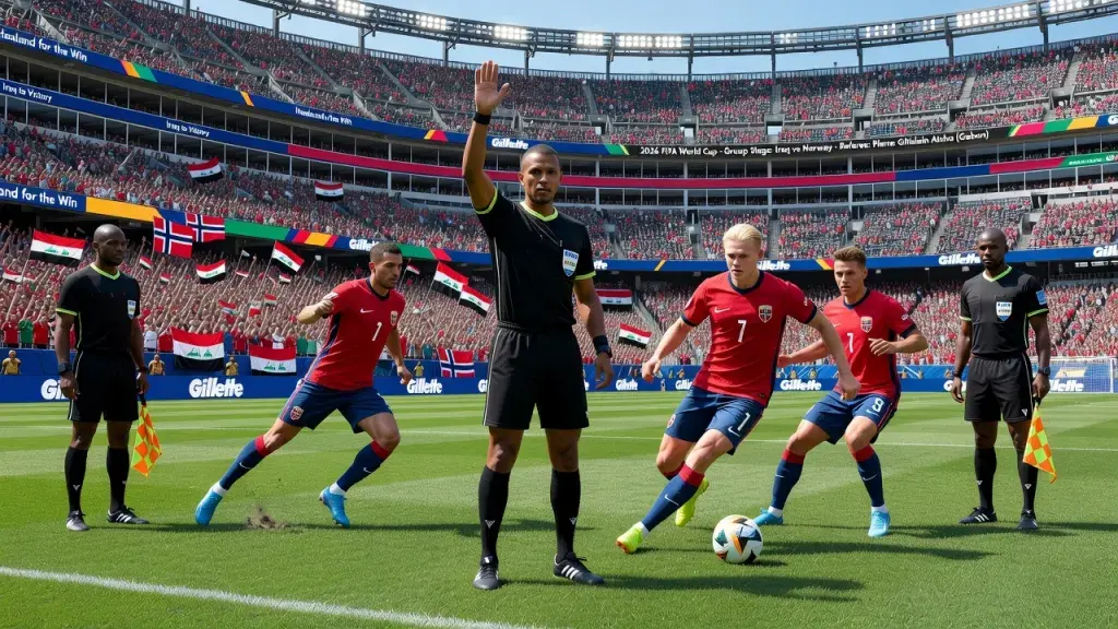 Gabon's Atcho Appointed Referee as Iraq Face Norway at World Cup 2026