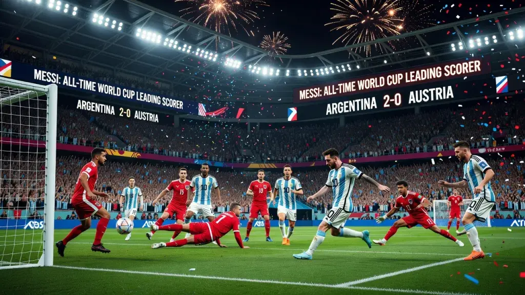 Messi Breaks World Cup Scoring Record and Rewrites History Against Austria