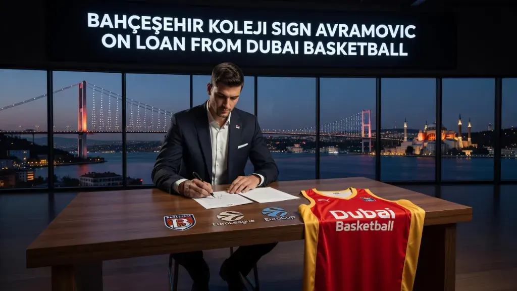 Bahcesehir Koleji Sign Avramovic on Loan from Dubai Basketball