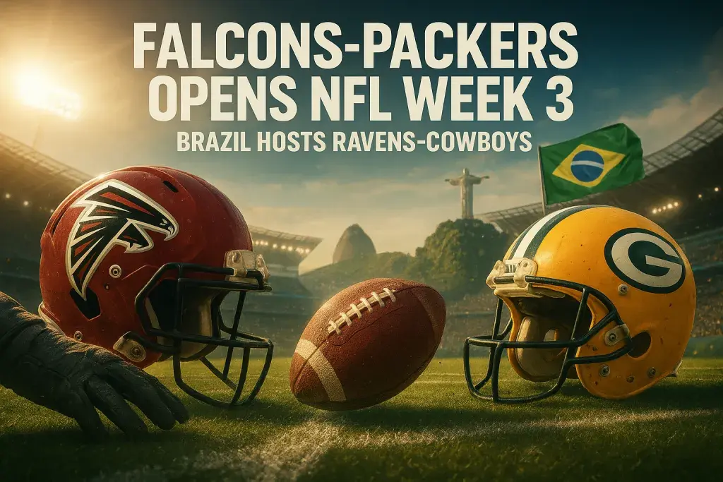 Falcons-Packers Opens NFL Week 3, Brazil Hosts Ravens-Cowboys