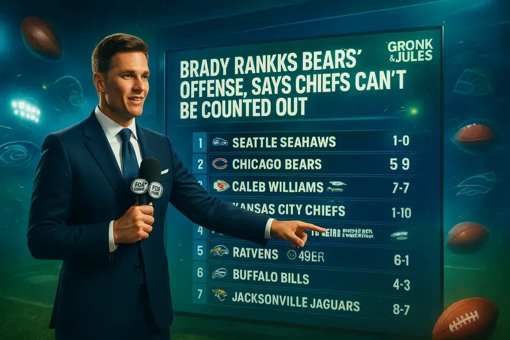 Brady Ranks Bears' Offense, Says Chiefs Can't Be Counted Out