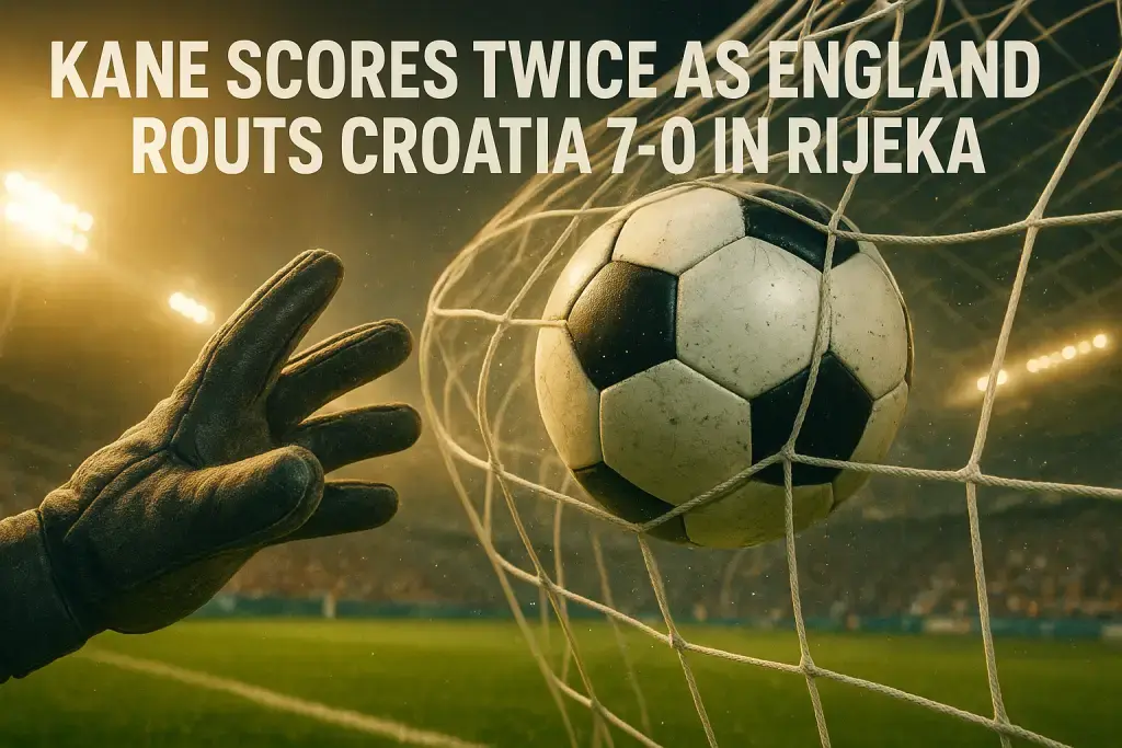 Kane Scores Twice As England Routs Croatia 7-0 In Rijeka