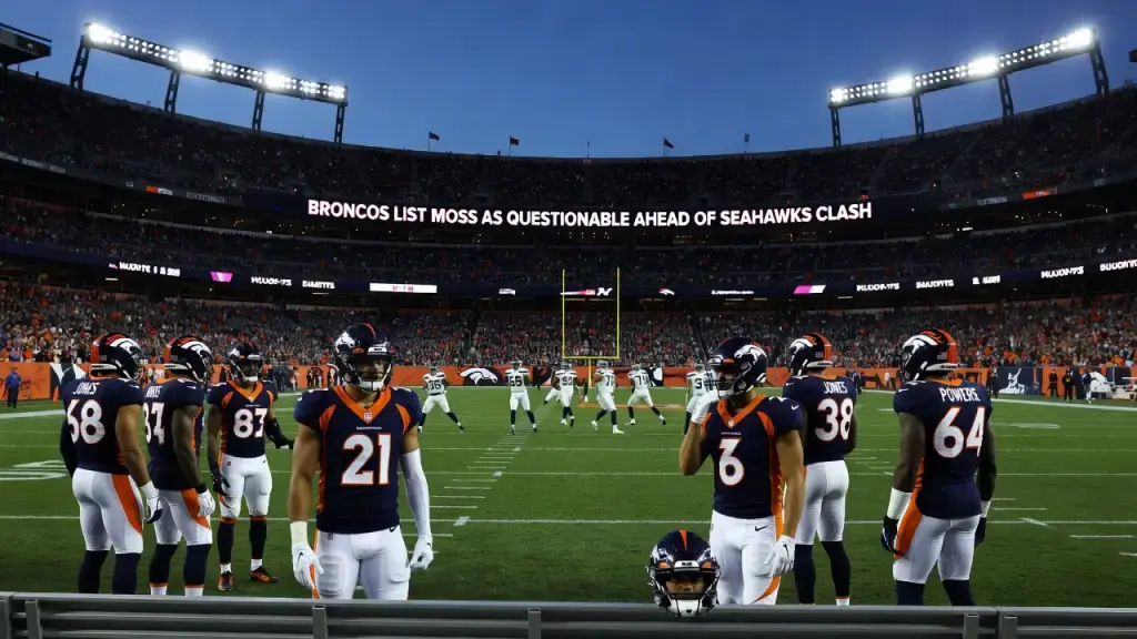 Broncos List Moss as Questionable Ahead of Seahawks Clash