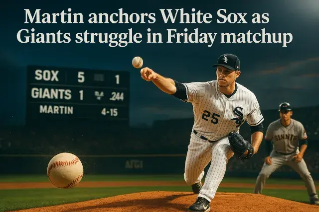 Martin anchors White Sox as Giants struggle in Friday matchup