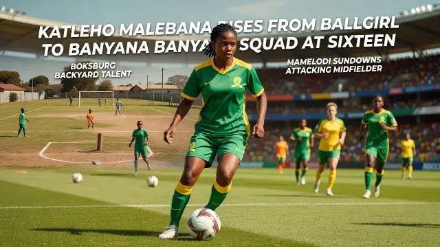 Katleho Malebana Rises from Ballgirl to Banyana Banyana Squad at Sixteen