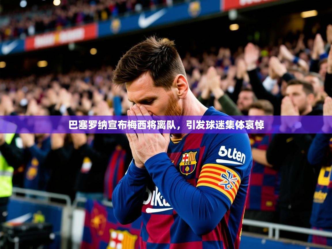2025爱游戏入口官网巴塞罗纳宣布梅西将离队,引发球迷集体哀悼 第2张