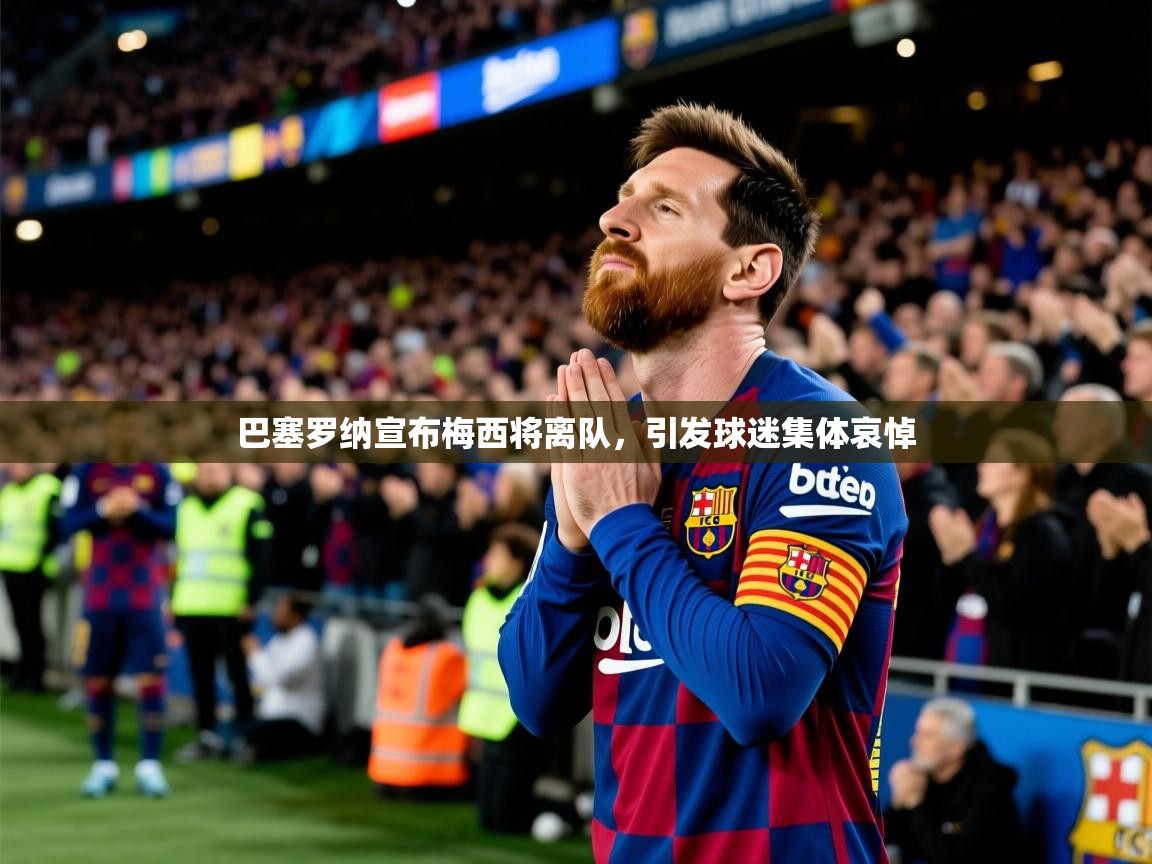 2025爱游戏入口官网巴塞罗纳宣布梅西将离队,引发球迷集体哀悼 第1张