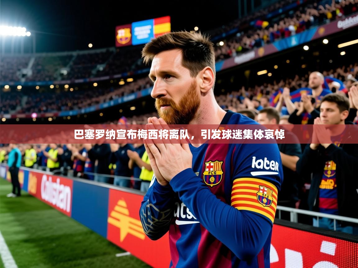 2025爱游戏入口官网巴塞罗纳宣布梅西将离队,引发球迷集体哀悼 第3张
